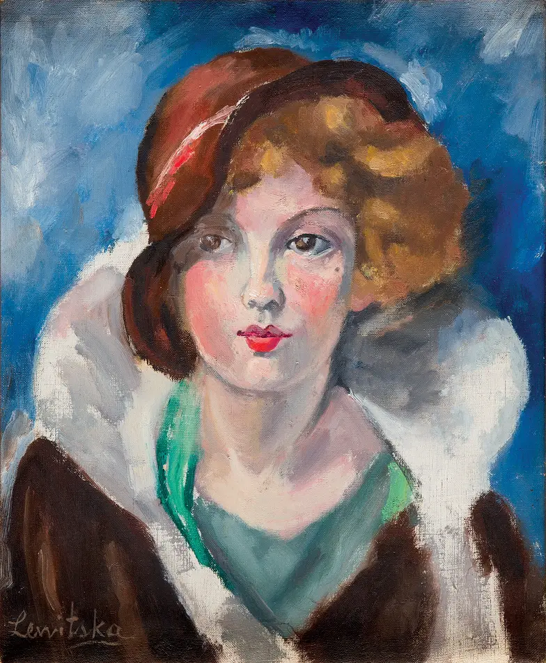 Zofia Lewicka, Portret Paryżanki, po 1905 r. // Muzeum Narodowe w Lublinie Zofia Lewicka, Portret Paryżanki, po 1905 r. // Muzeum Narodowe w Lublinie