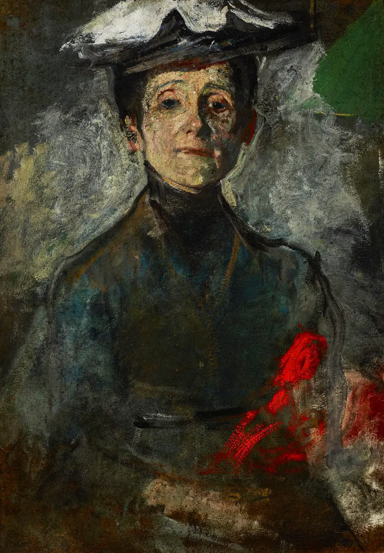 Olga Boznańska, Autoportret z kwiatami, ok. 1909 r. // Muzeum Narodowe w Krakowie Olga Boznańska, Autoportret z kwiatami, ok. 1909 r. // Muzeum Narodowe w Krakowie
