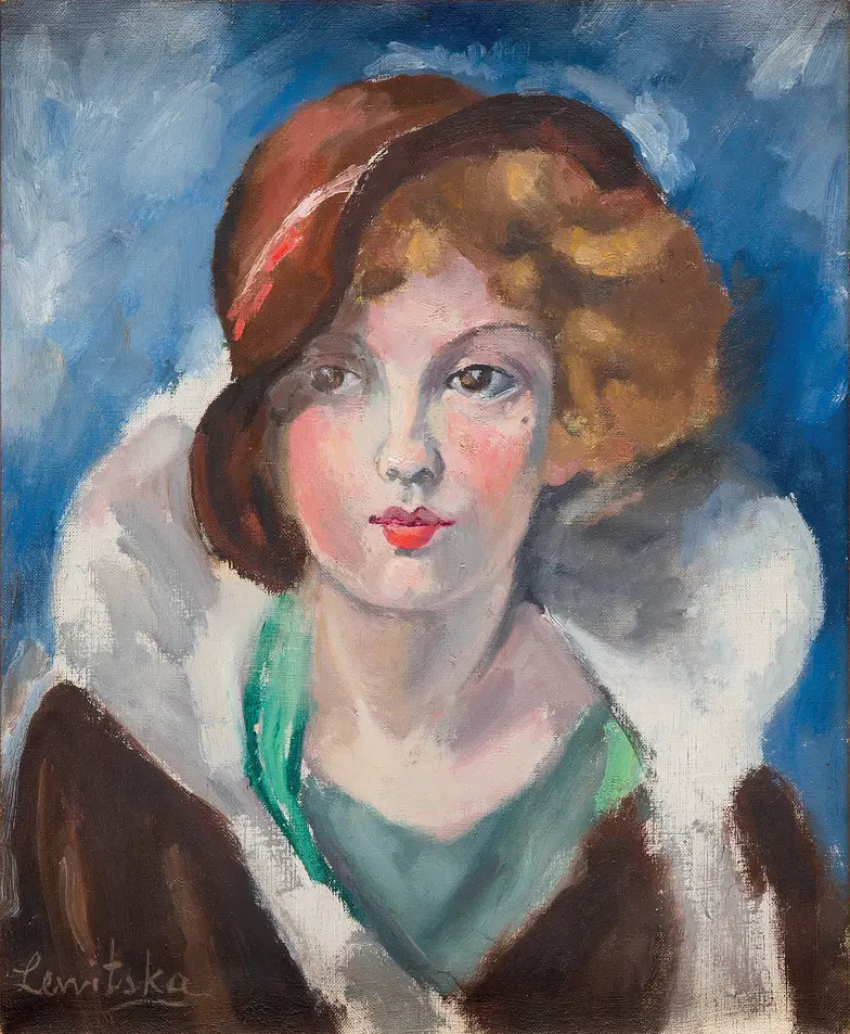 Zofia Lewicka, Portret Paryżanki, 1937 r, // Fot. Marcin Koniak / Muzem Narodowe w Lublinie Zofia Lewicka, Portret Paryżanki, 1937 r, // Fot. Marcin Koniak / Muzem Narodowe w Lublinie