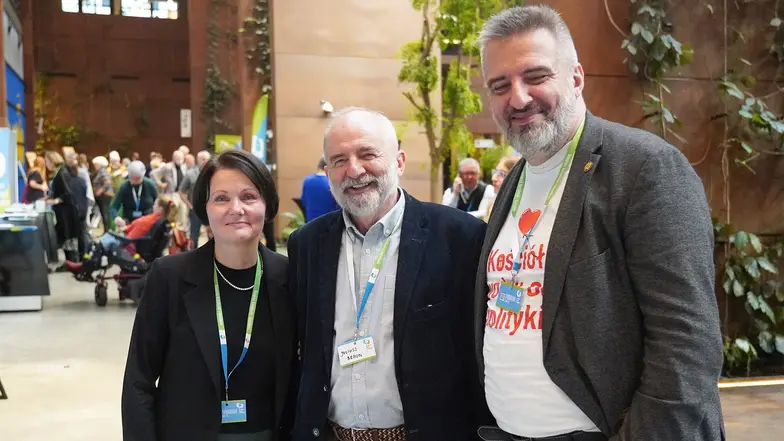 Joanna Krupiarz, Juliusz Braun i Fryderyk Zoll - członkowie KKiK podczas forum w Gdańsku, październik 2024 r. // Michał Leśniak / materiały prasowe KKiK
