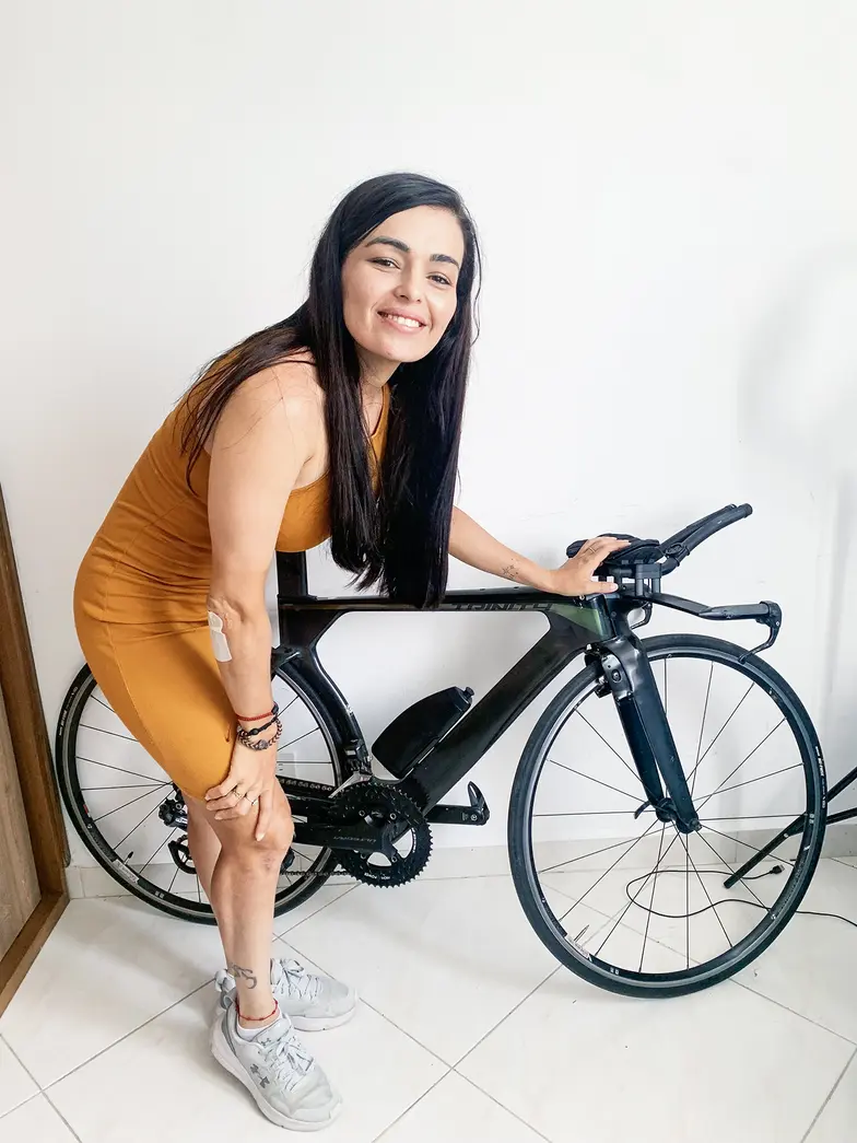 Estefanía Herrera jedna z najlepszych kolarek w Kolumbii mieszka dziś w miejscowości Guarne, w rodzinnym departament Antioquia. Listopad 2025 r. // Fot. Doma Matejko