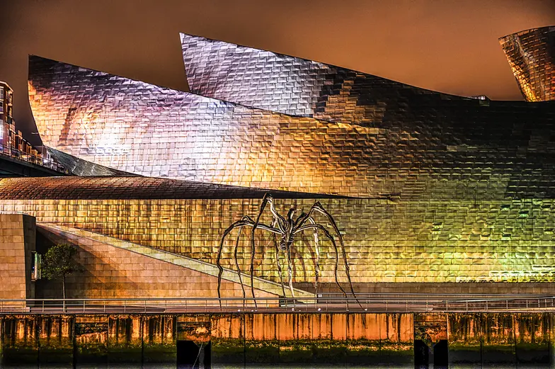 Muzeum Guggenheima zaprojektowane przez Franka Gehry'ego w Bilbao // Fot. Uwe Kazmaier / Be&W