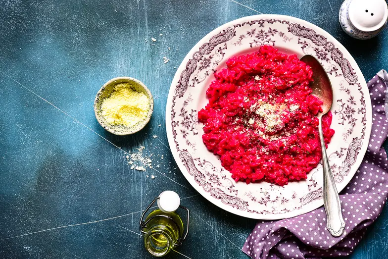 Risotto z buraków z parmezanem // Fot. lilechka75 / Adobe Stock