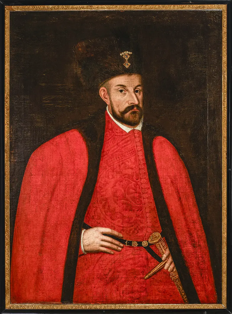 Autor nieznany „Portret króla Stefana Batorego” (wg Josta Ammana), ok. 1550-1650 r. // Muzeum Narodowe w Krakowie