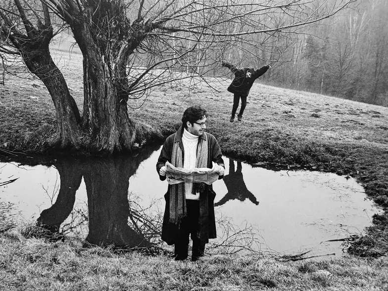 Grzegorz Turnau z córką Antoniną, 1997 r. // Fot. Tomek Sikora