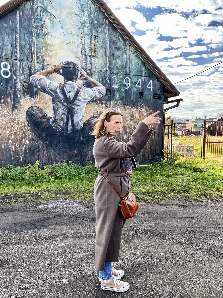 Karin Lednická w Żywocicach, powiat Karwina, Czechy. Listopad 2025 r. // Fot. Monika Ochędowska 