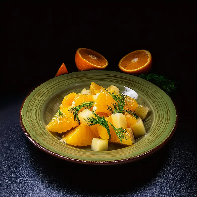 Sałatka z fenkuła i pomarańczy // il. TP-OnLine / GenAIImage