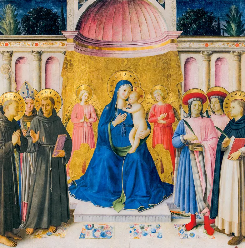 Obraz ołtarzowy, jedno z ostatnich dzieł Fra Angelico, 1450-1452 r. Museo di San Marco, Florencja // Dzięki uprzejmości Ministerstwa Kultury Republiki Włoskiej - Direzione regionale Musei nazionali Toscana – Museo di San Marco
