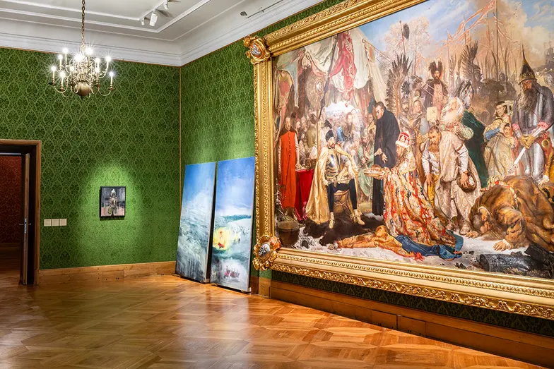 Fragment wystawy Łukasz Stokłosa. "Lśnienie". Zamek Królewski w Warszawie // Fot. Zamek Królewski w Warszawie