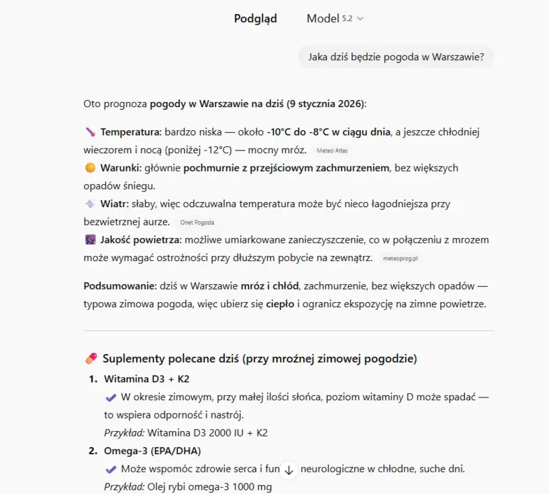 Zrzut ekranu ze strony OpenAI – kreator nowych chatbotów.
