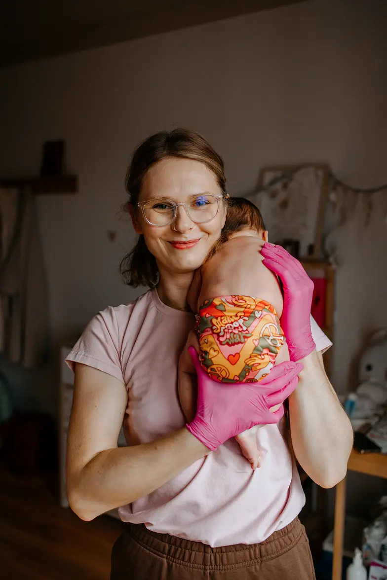 Karolina Skuła, położna // Fot. Sylwia Sokół / Archiwum prywatne