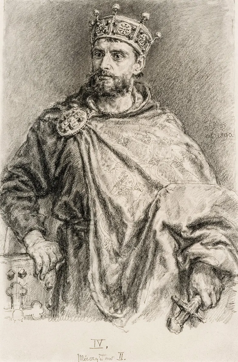 Jan Matejko, Mieszko II (990-1034) – król Polski // Muzeum Narodowe we Wrocławiu