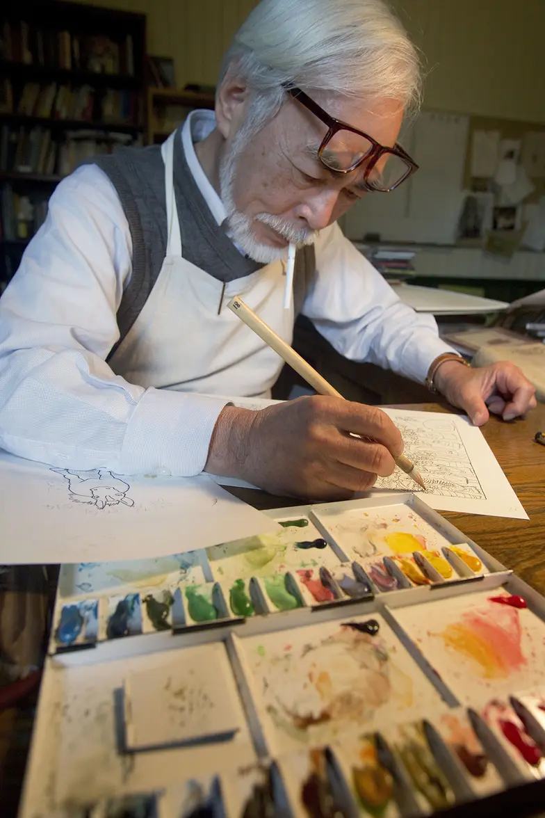 Hayao Miyazaki. Tokio, 2013 r. // Fot. Hiroji Kubota / Magnum Photos / Forum