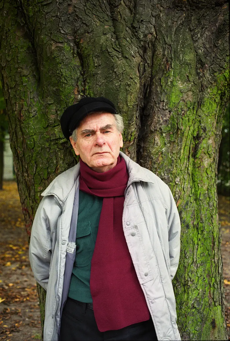 Wiesław Myśliwski. 10 pażdziernika 1997 r. // Fot. Piotr Wójcik / Agencja Wyborcza.pl