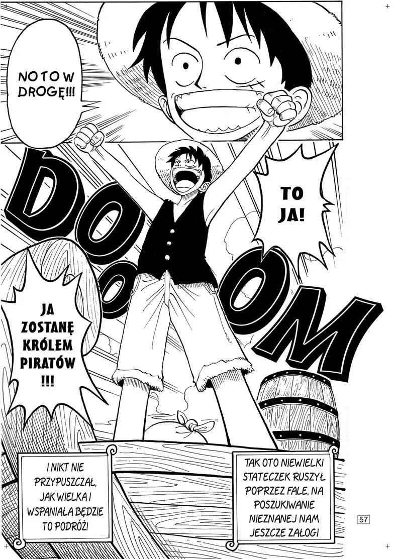Ilustracja z mangi „One Piece”, Eiichiro Oda, wydanie polskie J.P.F. // materiały prasowe