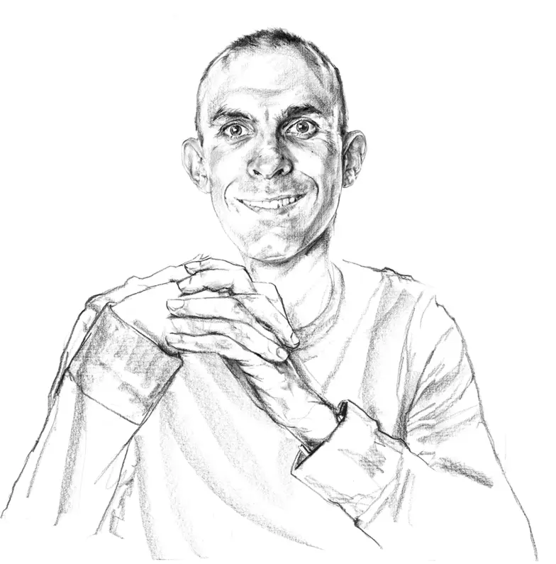 Anil Seth // rys. Michał Dyakowski