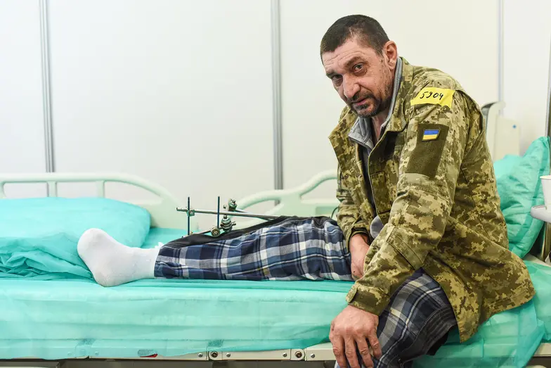 Serhij, 47 lat. Pochodzi z Odessy. Pacjent hubu medycznego w Jasionce. 5 maja 2026 r. // Fot. Jacek Taran Serhij, 47 lat. Pochodzi z Odessy. Pacjent hubu medycznego w Jasionce. 5 maja 2026 r. // Fot. Jacek Taran