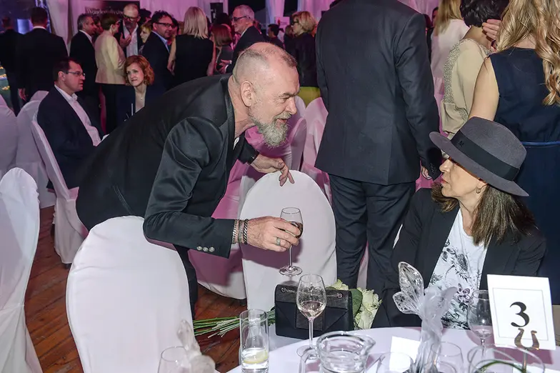 Wojciech Waglewski z Grażyną. Gala Kryształowe „Zwierciadła", Warszawa, 2014 r. // fot. Stach Leszczyński / PAP Wojciech Waglewski z Grażyną. Gala Kryształowe „Zwierciadła", Warszawa, 2014 r. // fot. Stach Leszczyński / PAP