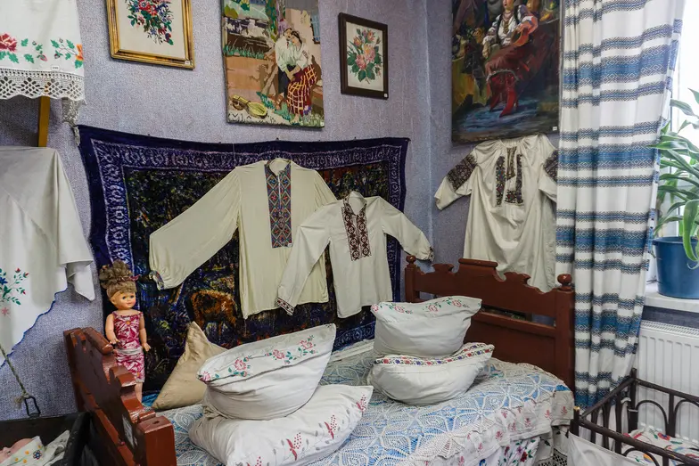 Muzeum historii Dmitriwki, stworzone przez Lidię, pasjonatkę historii. // Fot. Antonina Palarczyk