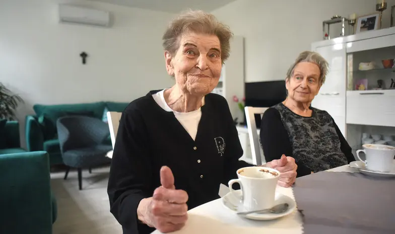 Felicja Wolny i Krystyna Arciszewska. Rybnik, 17 marca 2026 r. // Fot. Jacek Taran