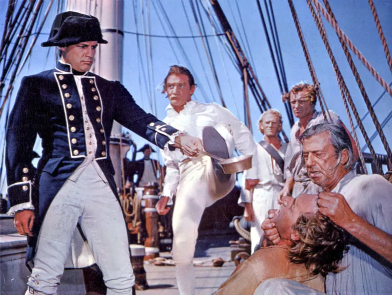 Marlon Brandow w filmie „Bunt na Bounty”, reż. Carol Reed, Lewis Milestone, 1962 r. // MGM / Ronald Grant Archive / Mary Evans / BE&W Marlon Brandow w filmie „Bunt na Bounty”, reż. Carol Reed, Lewis Milestone, 1962 r. // MGM / Ronald Grant Archive / Mary Evans / BE&W
