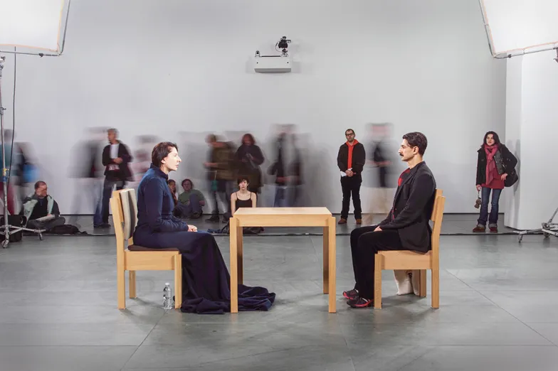 Performance "Artysta obecny", Museum of Modern Art, Nowy Jork, 2010 r.