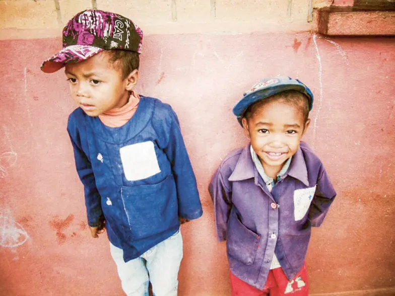 Dzieci ze szkoły w Ambatomasinie, 2018 r. / Fot. Patrycja Malik