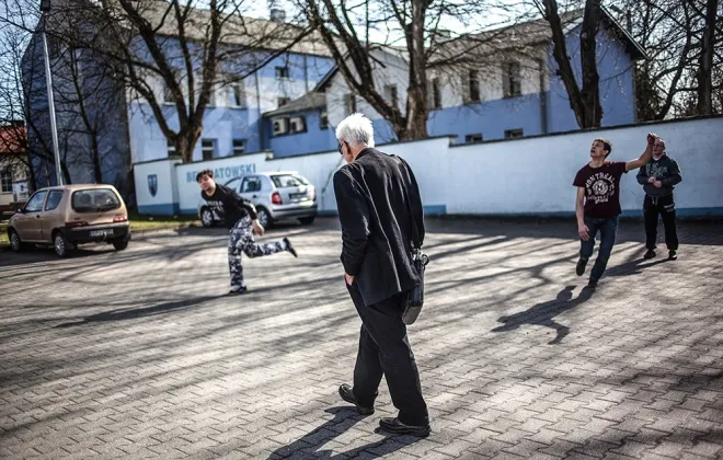 Ks. Adam Boniecki w Bełchatowie, marzec 2014 r. / Fot. Grażyna Makara