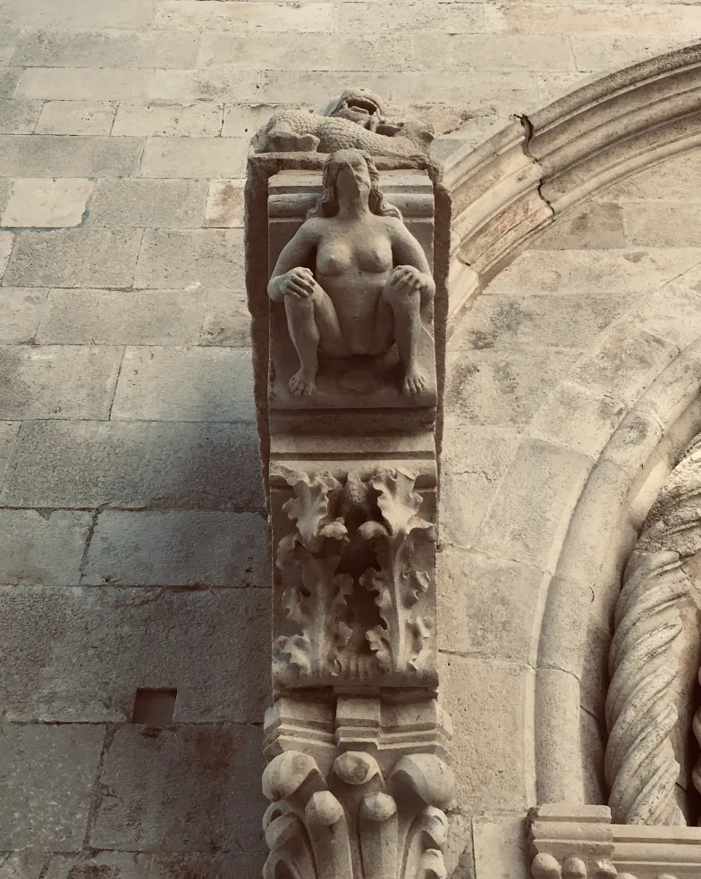 Ewa z portalu katedry w Korčuli / fot. M. Łanuszka
