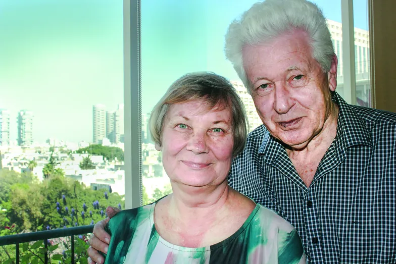 Mati i Anna Lirow Tel Awiwie, luty 2016 r. / Fot. archiwum prywatne