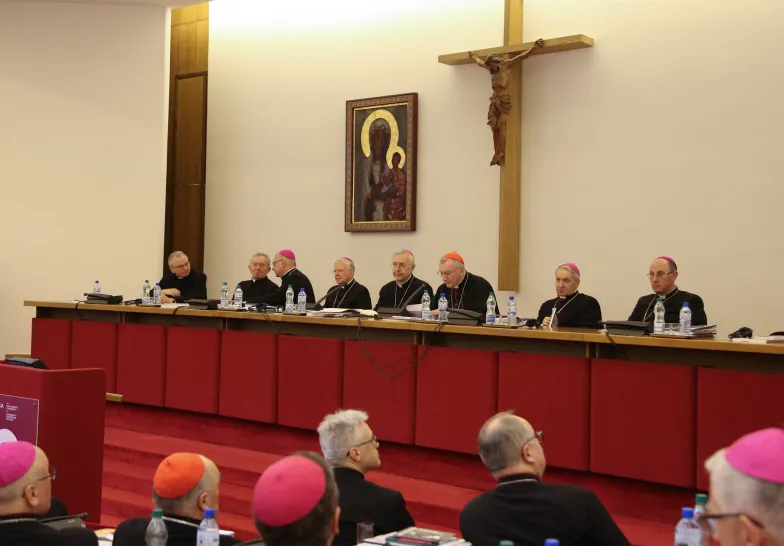 Kard. Pietro Parolin w siedzibie Konferencji Episkopatu Polski, Warszawa 13 marca 2019 r. / fot. Biuro Prasowe Episkopatu Polski