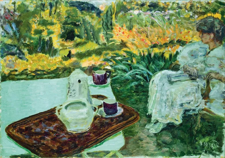Posiłek w ogrodzie, 1909 r. / GLYPTOTEKET Posiłek w ogrodzie, 1909 r. / GLYPTOTEKET