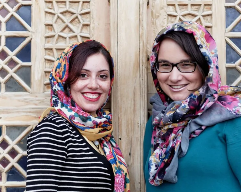 Natalia Mileszyk (z prawej), Iran / fot. archiwum Natalii Mileszyk