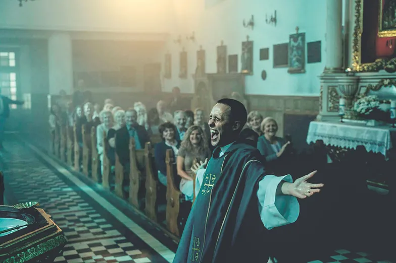 Bartosz Bielenia w „Bożym Ciele” Jana Komasy / MATERIAŁY PRASOWE