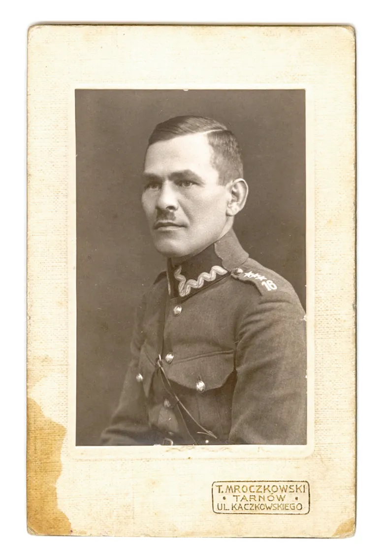 Antoni Stawarz już jako oficer Wojska Polskiego