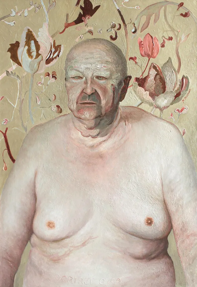 Magdalena Moskwa, bez tytułu, 2003, olej na płótnie (z kolekcji Muzeum Sztuki w Łodzi)