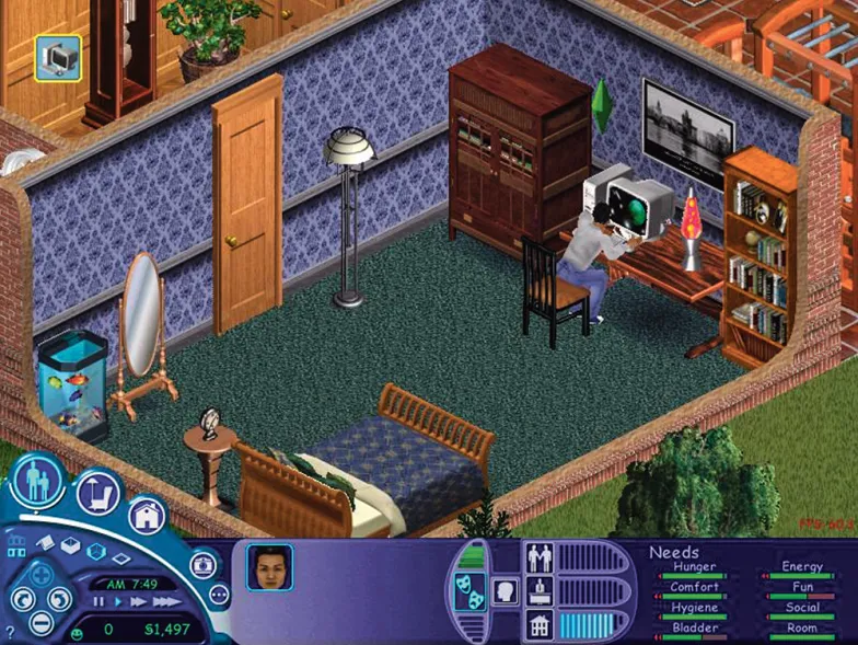 Gra The Sims, Maxis Software, Electronic Arts, 2000 r.