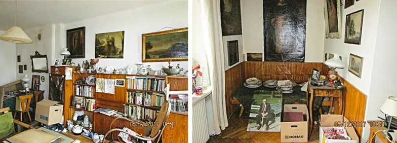 Zdjęcia mieszkania Tadeusza Konwickiego, udostępnione na stronie agencji pośrednictwa. / HTTP://AXTON.PL