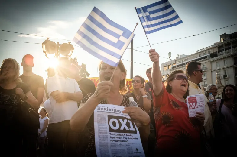 Grecja protesty