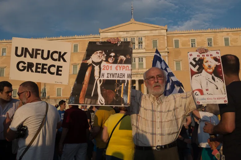 Grecja protesty