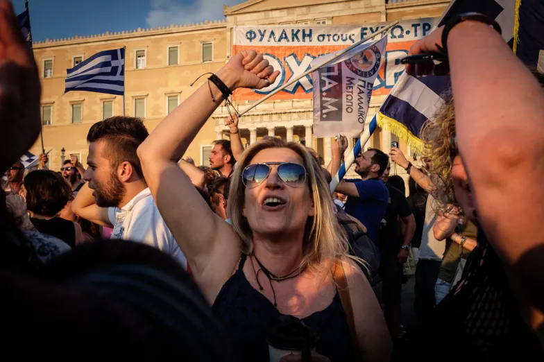 Grecja protesty