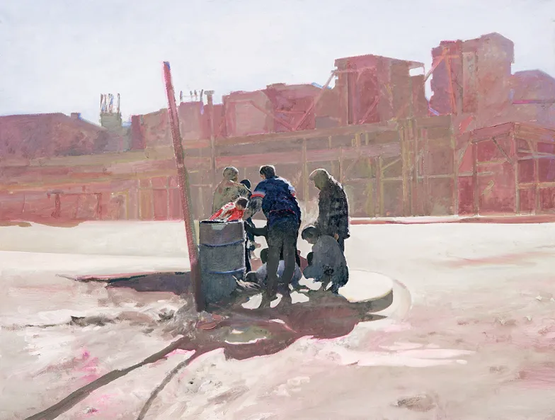 Edi Hila „Scena uliczna”, 2005 r. / MSN