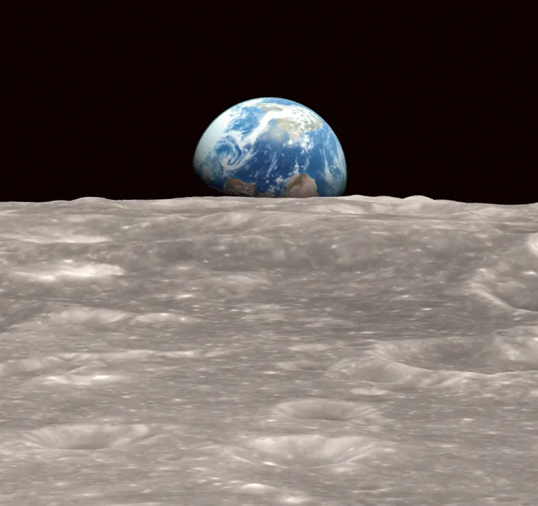 Wschód Ziemi widziany z Księżyca, 24 grudnia 1968 r. / Fot. NASA