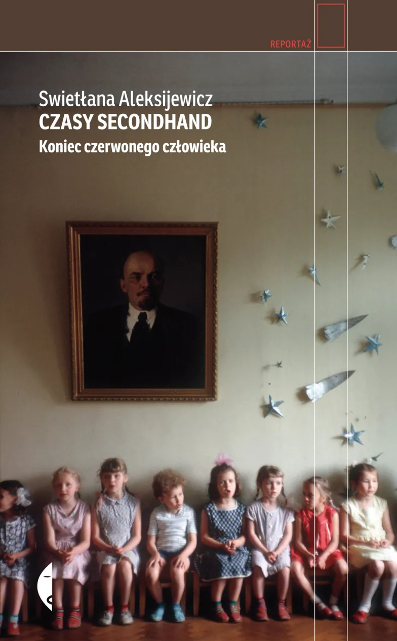 Okładka książki Swietłany Aleksijewicz Czasy secondhand Okładka książki Swietłany Aleksijewicz Czasy secondhand