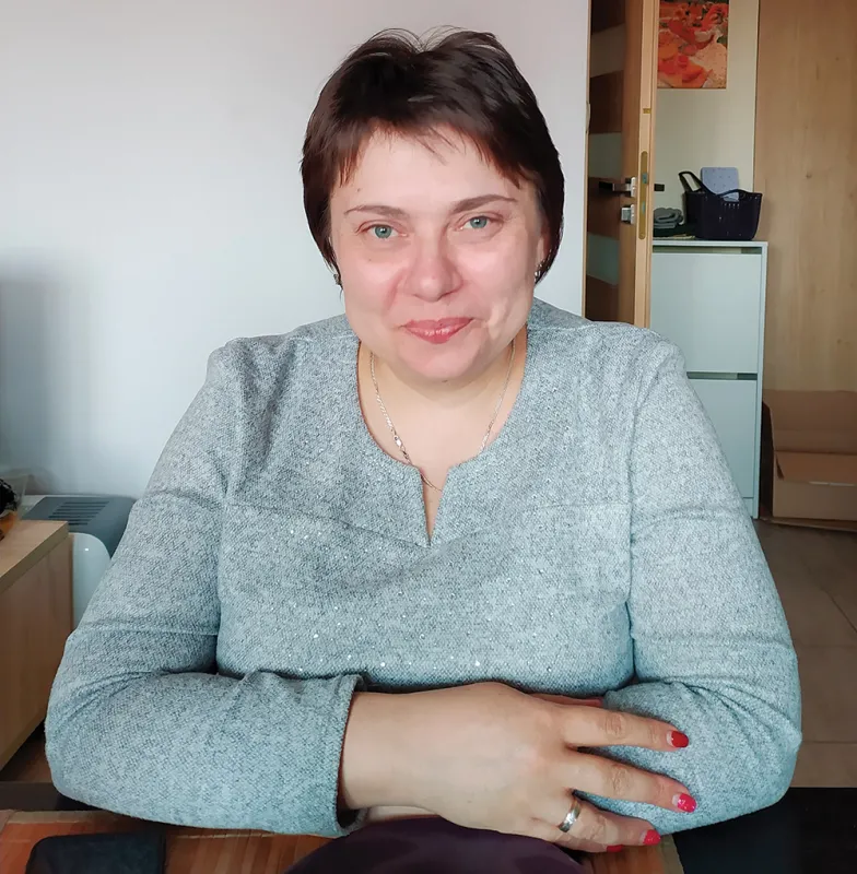Luba Jurczenko, 28 marca 2022 r. / Marina Jurczenko, 28 marca 2022 r. / KACPER DZIEKAN