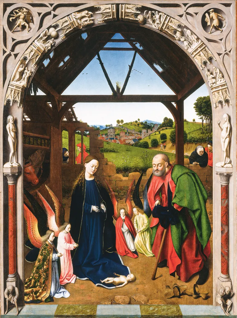 Petrus Christus „Boże Narodzenie”, ok. 1450, National Gallery of Art w Waszyngtonie / NATIONAL GALLERY OF ART