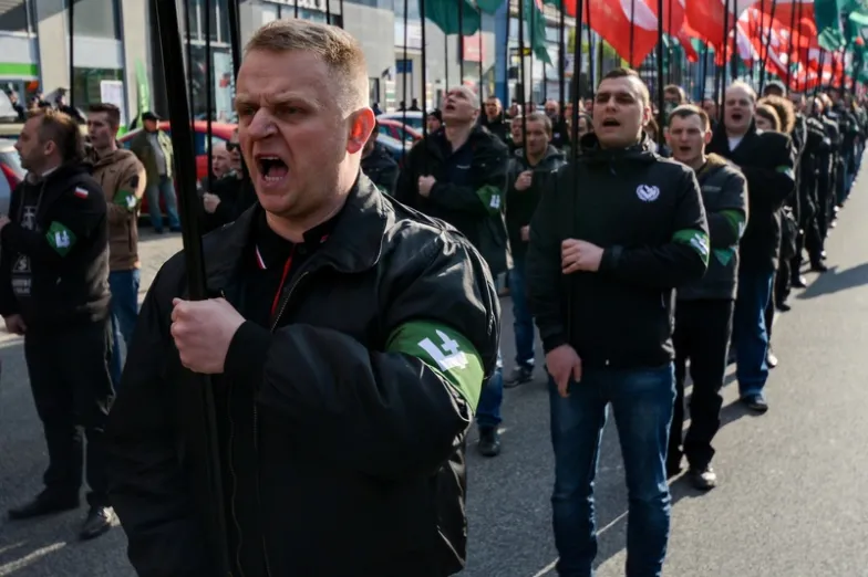 Marsz ONR w 83. rocznicę powstania tej organizacji. Warszawa, 29 kwietnia 2017 r. fot. East News
