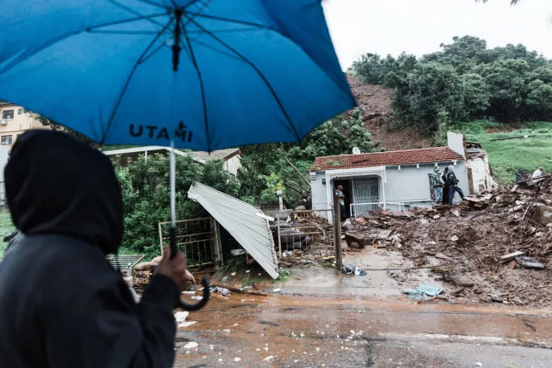 Powódź w Durbanie, 12 kwietnia 2022 r. Fot. RAJESH JANTILAL/AFP/East News