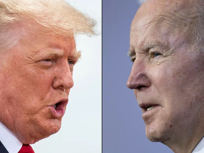 Donald Trump i Joe Biden / SERGIO FLORES/AFP/East News