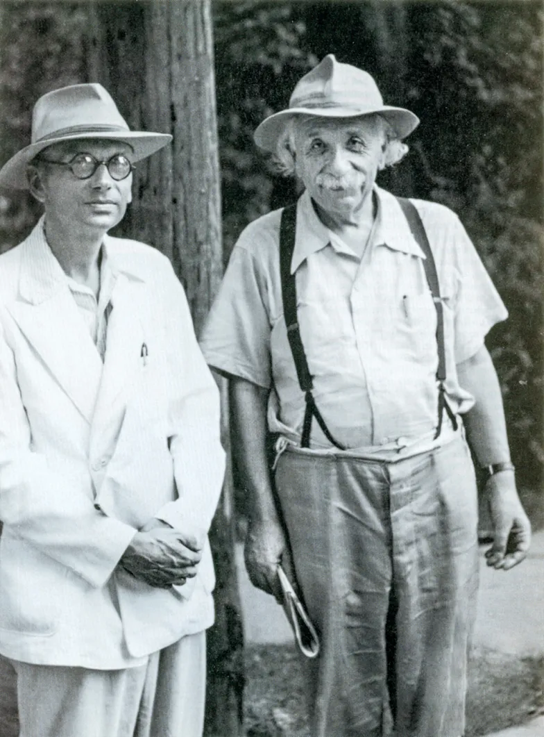 Kurt Gödel i Albert Einstein, Princeton, 1954 r. / ALAMY STOCK PHOTO